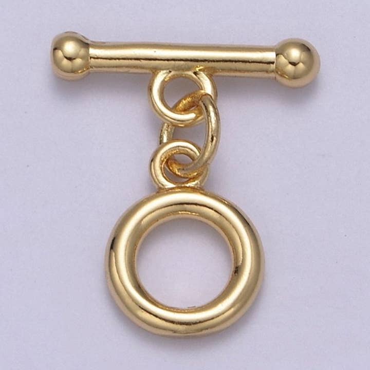 Gold Toggle Clasps Gold Filled OT Clasp Wholesale Findings L-670 L-672 for wholesale by Aim Eternal
