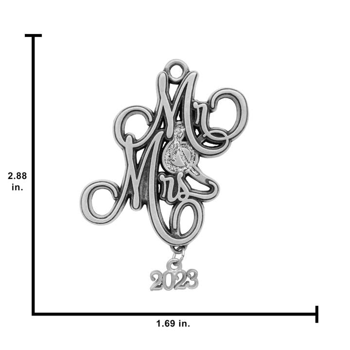 Gloria Duchin - Wholesale Ornament - Mr. & Mrs. Wedding Ornament3
