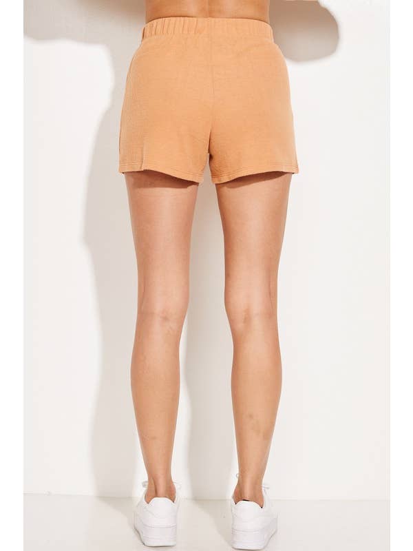 Peace Love Line - Wholesale Lounge Set - Women's - RAINBOW SMILE PRINT HOODIE AND SHORTS SET5