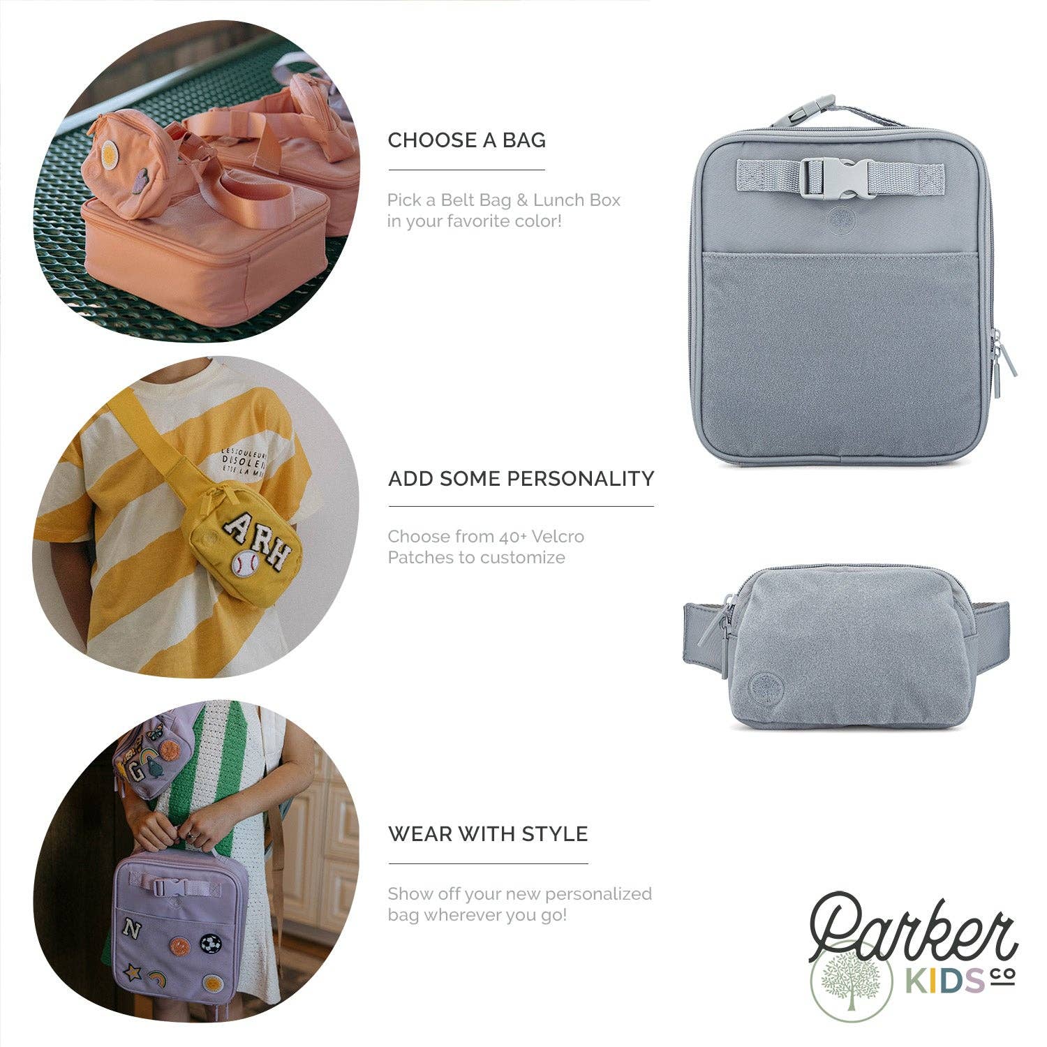 Parker Baby Co. - Venta al por mayor Parches - Parche de velcro - Letras27