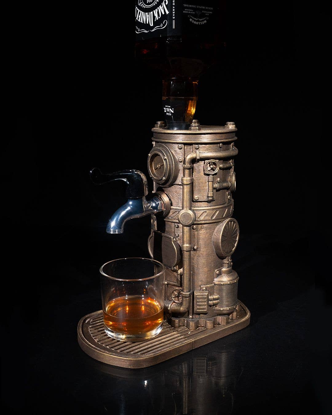 Clew Bay Leather & 3D Printing - Wholesale Drink Dispenser - Steampunk Drink Dispenser2