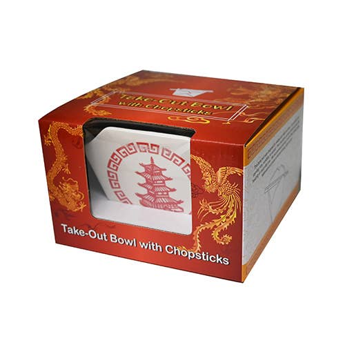 Fuji Merchandise Corporation - Wholesale Serve Bowl - TAKEOUT BOWL WITH CHOPSTICKS – PAGODA3