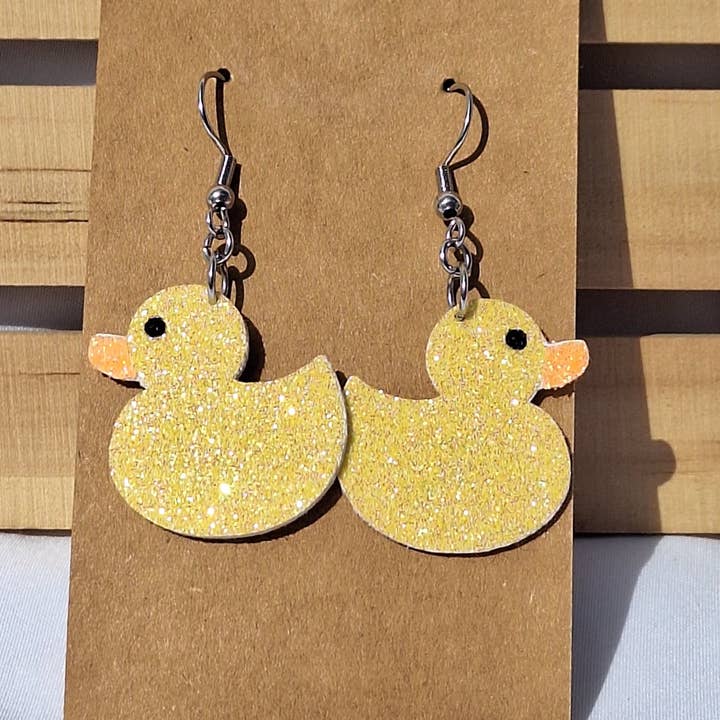 Sunshine Crafts - Wholesale Dangle earrings - Duck Earrings, Duckie Earrings1