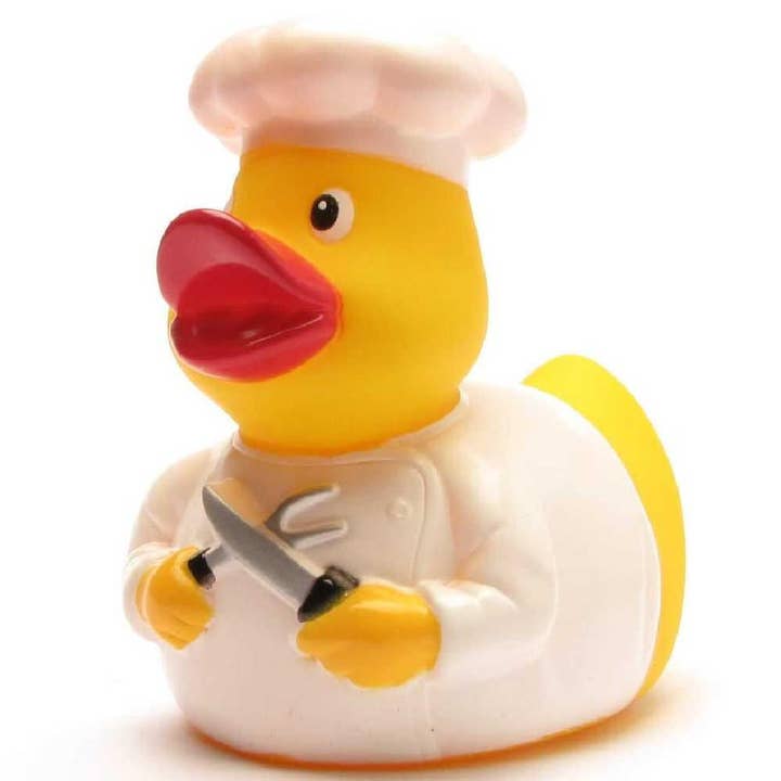 Rubber duck chef - rubber duck for wholesale by Duckshop