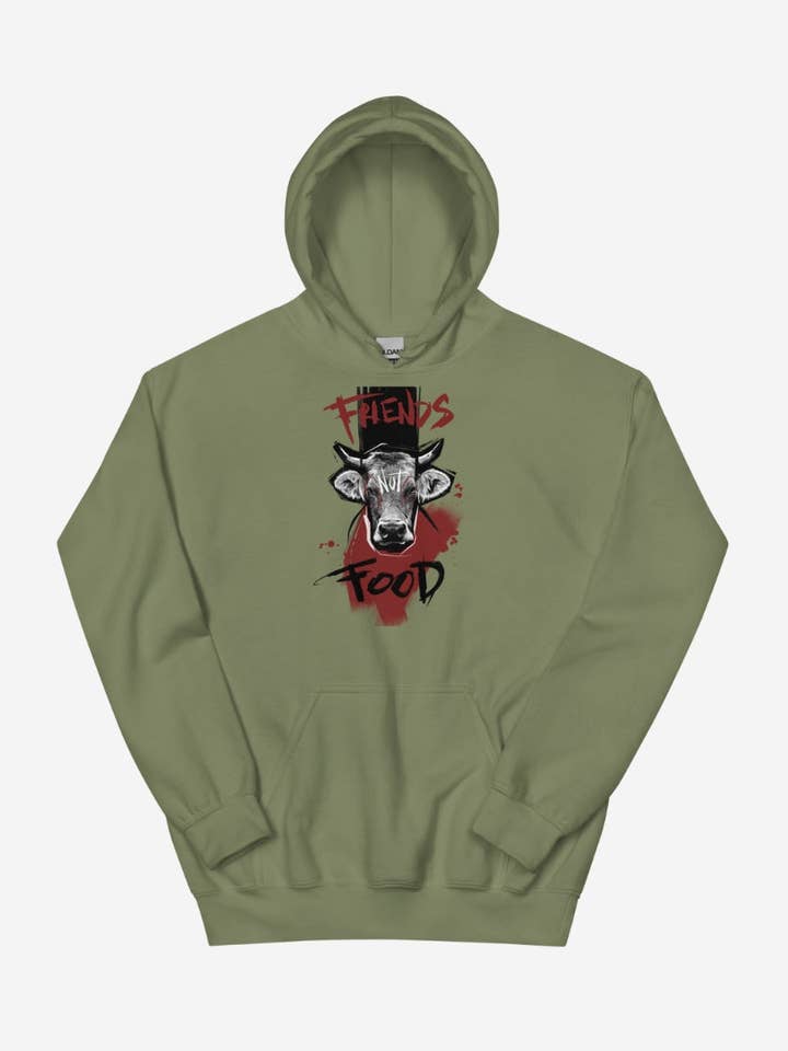 Friends Not Food Unisex hættetrøje for engroshandel hos Plant Babes