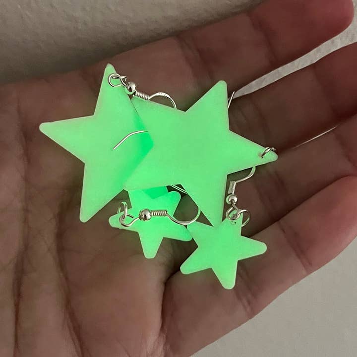 Sageware - Wholesale Dangle Earrings - Glow Star Earrings4