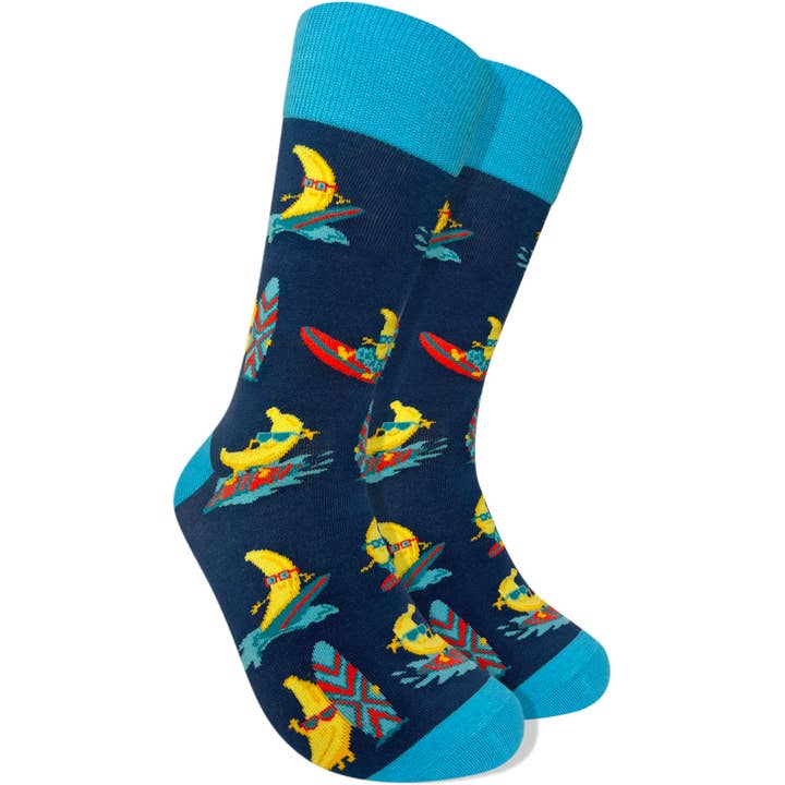 Imagery Socks – wholesale Socks – Men's – Men's Surfing Banana Socks