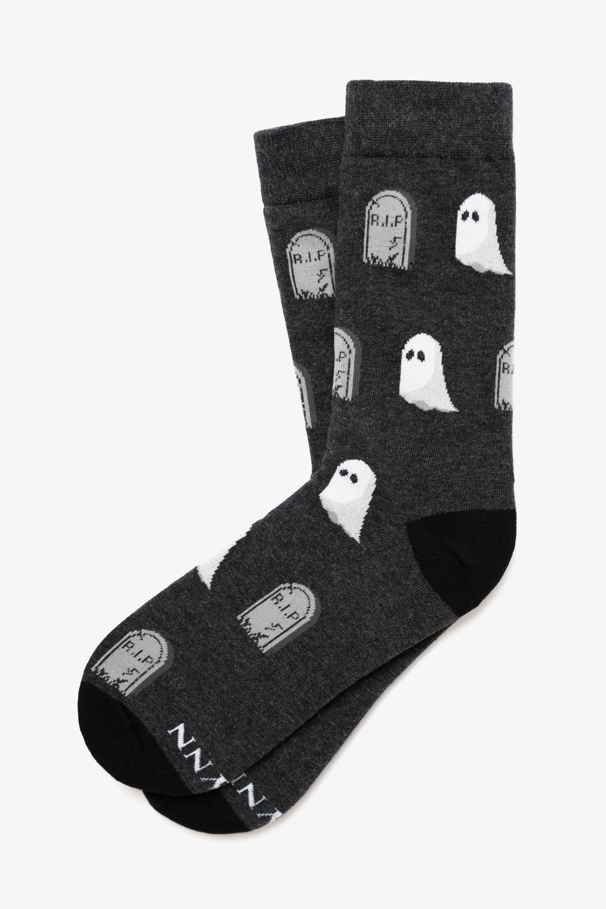 Alynn - Wholesale Socks - Unisex - Boo Ghost Halloween Carded Cotton Sock by Alynn0