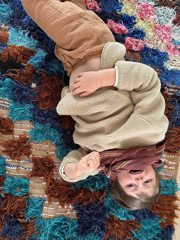 Lion Plum Adult Scarf 100 cm for wholesale by Maison Augustin