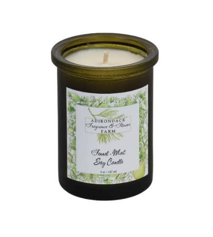Adirondack Fragrance Flavor Farm – wholesale Jar/filled candle – Fennel Mint Soy Wax Candle