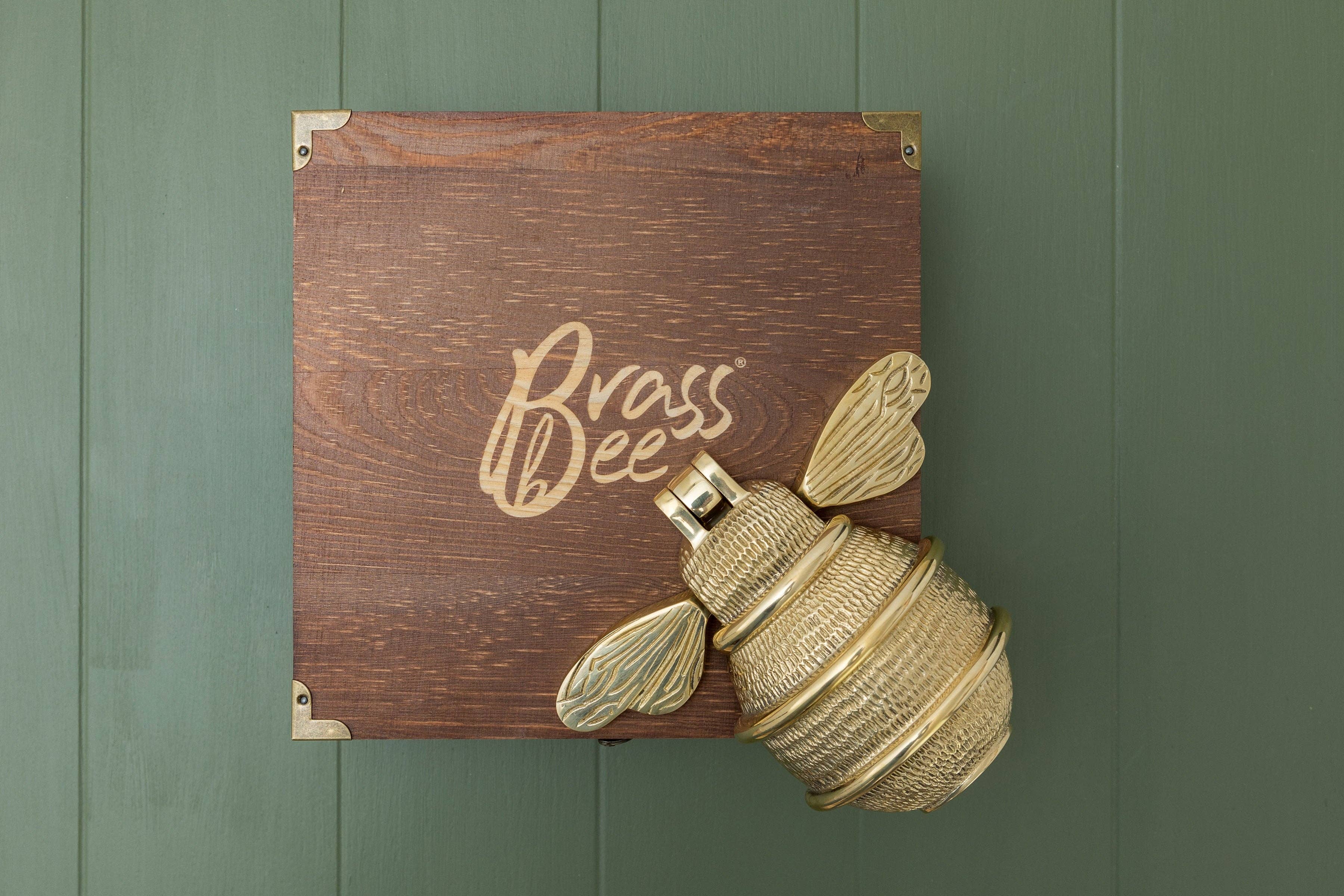 Brass bee - Wholesale Knob/Pull - ANDRENA Solid Brass Queen Bee Door Knockers - Premium Size4
