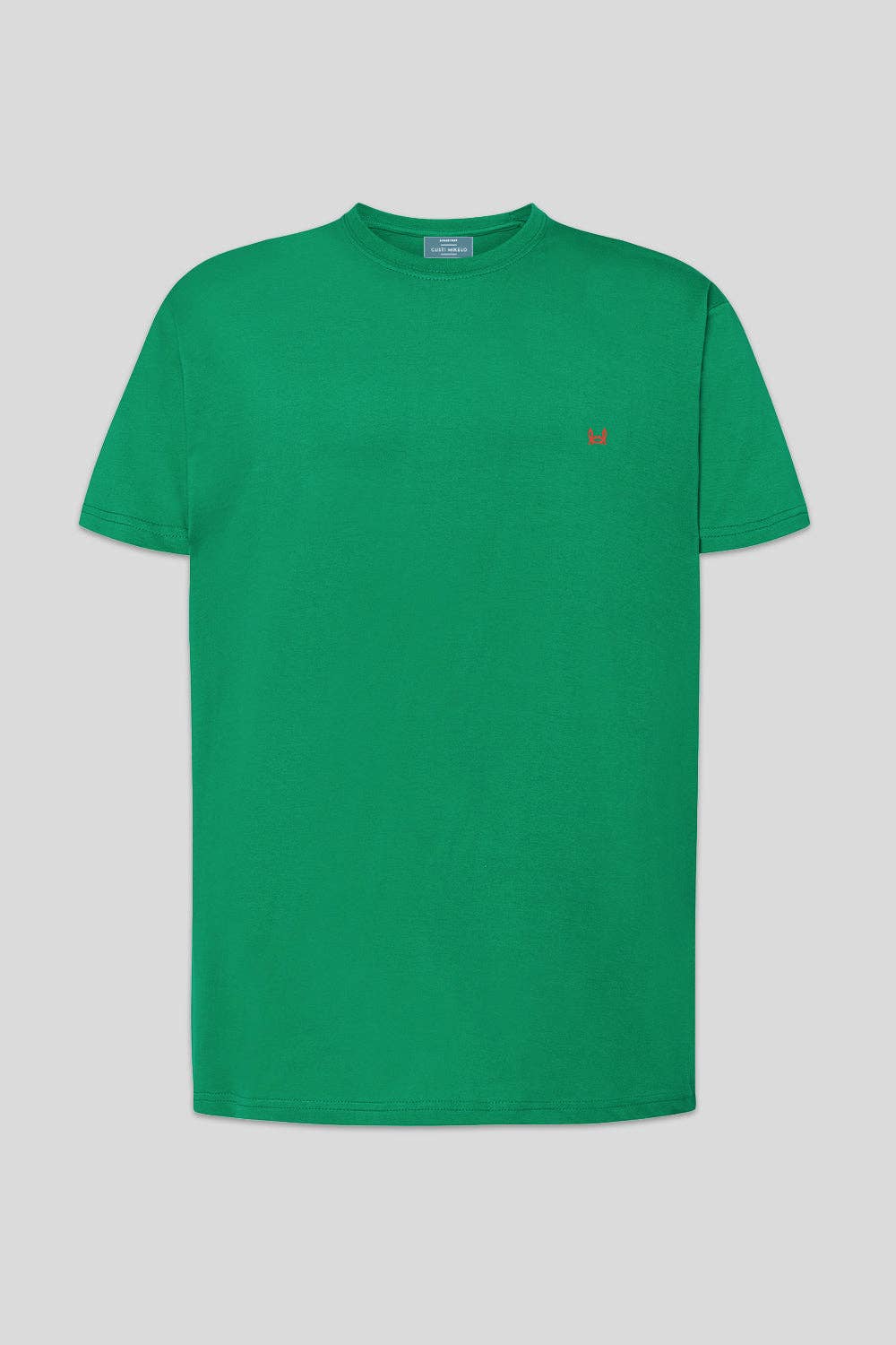 Custi Mikelo: Men's Clothing & Christmas Gifts - Wholesale T-shirt - Heren - Basic T-shirt in olijfgroen12