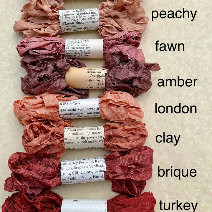 RiverHaus - Wholesale Ribbon - Gift Wrapping - Crinkled Ribbon Assorted Clay
