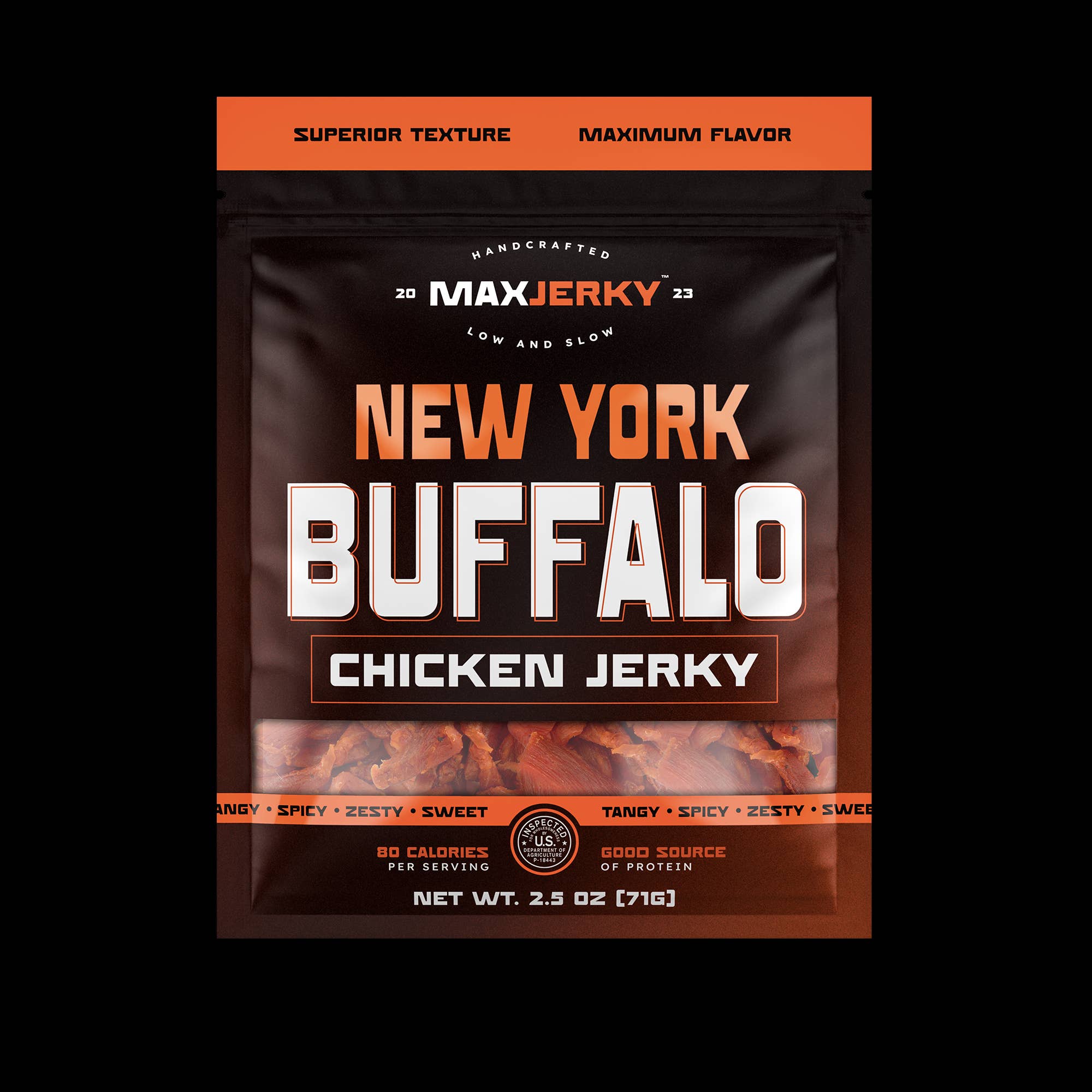 MaxJerky - Wholesale Jerky - New York Buffalo Chicken Jerky