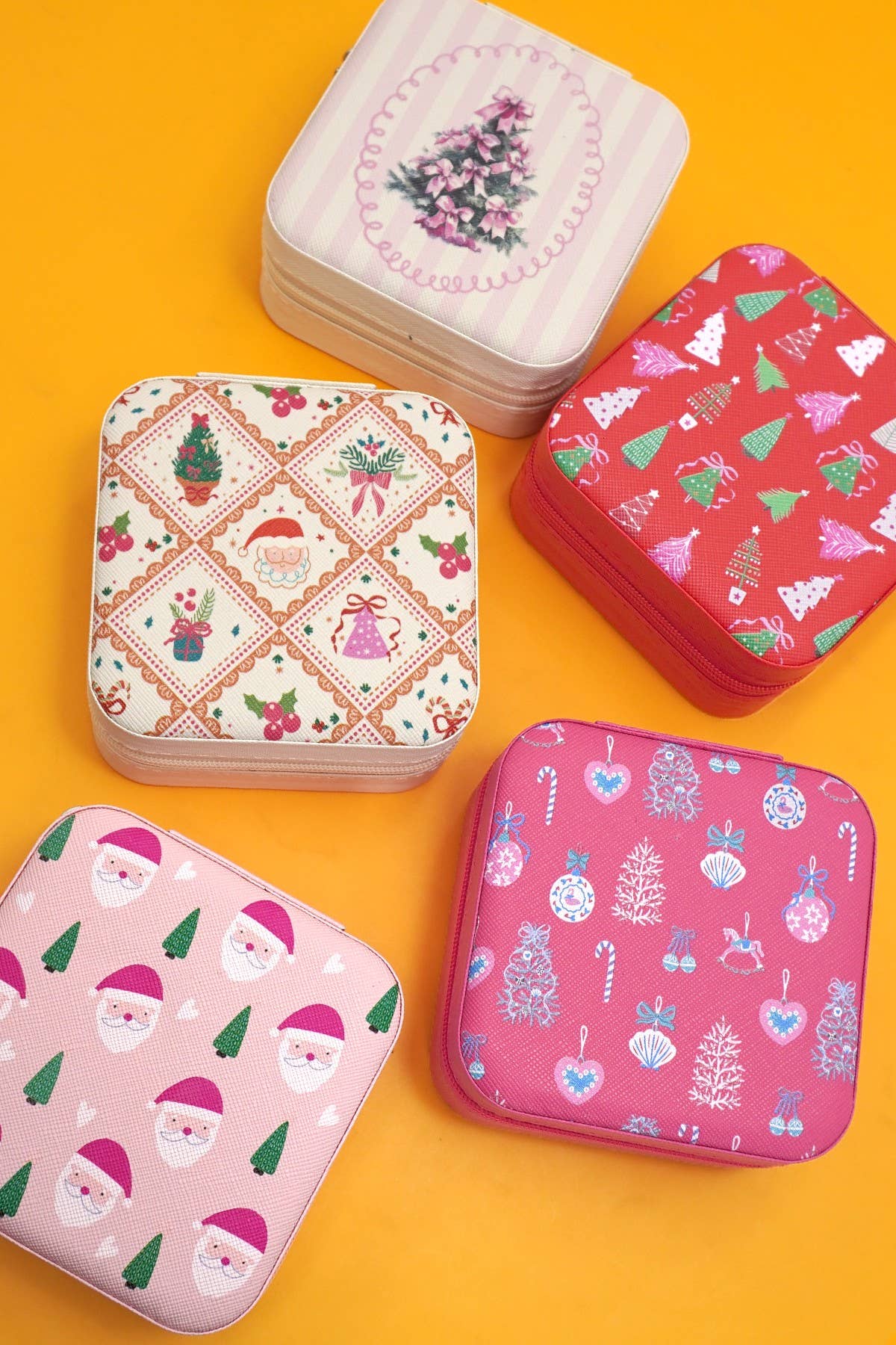 JOSSLYN by wall to wall - Wholesale Jewelry Box/Organizer - DESIGNED JEWELRY ORGANIZER TRAVEL BOX CASE | 40P566-CHRISTMA9