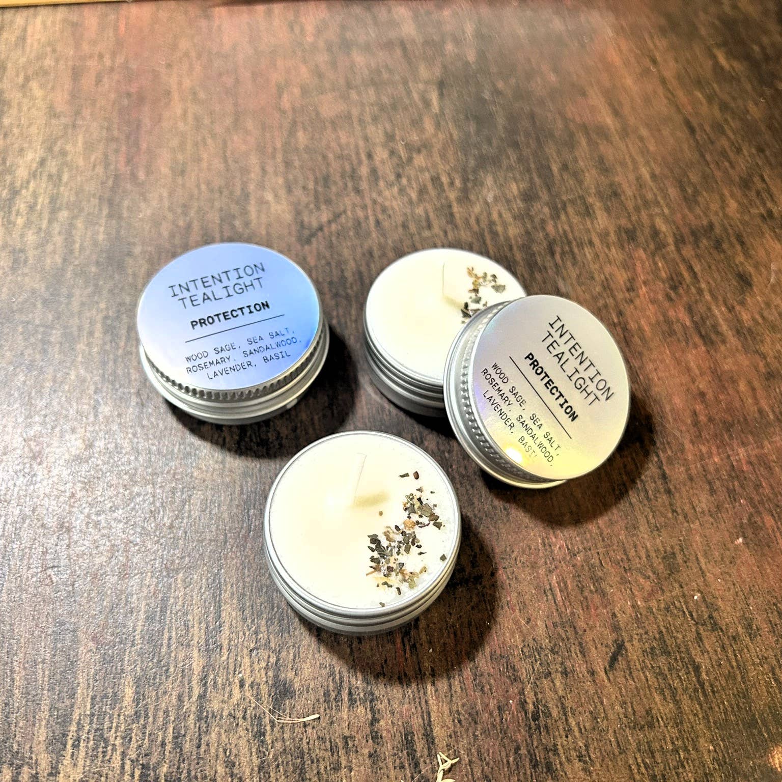 Mz. Jones’ Curio, Inc. - Wholesale Tea Light Candles - Intention Tea Lights0