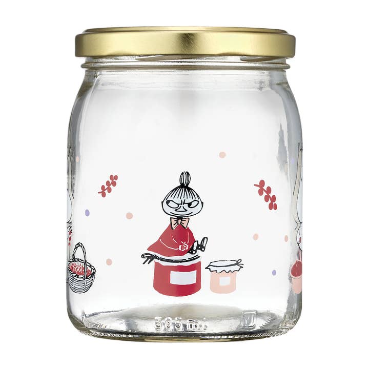 MOOMIN | Glass Kitchen Jar With Screw Top Lid | Berries | 0.5L for wholesale by Treacle George (Muurla)