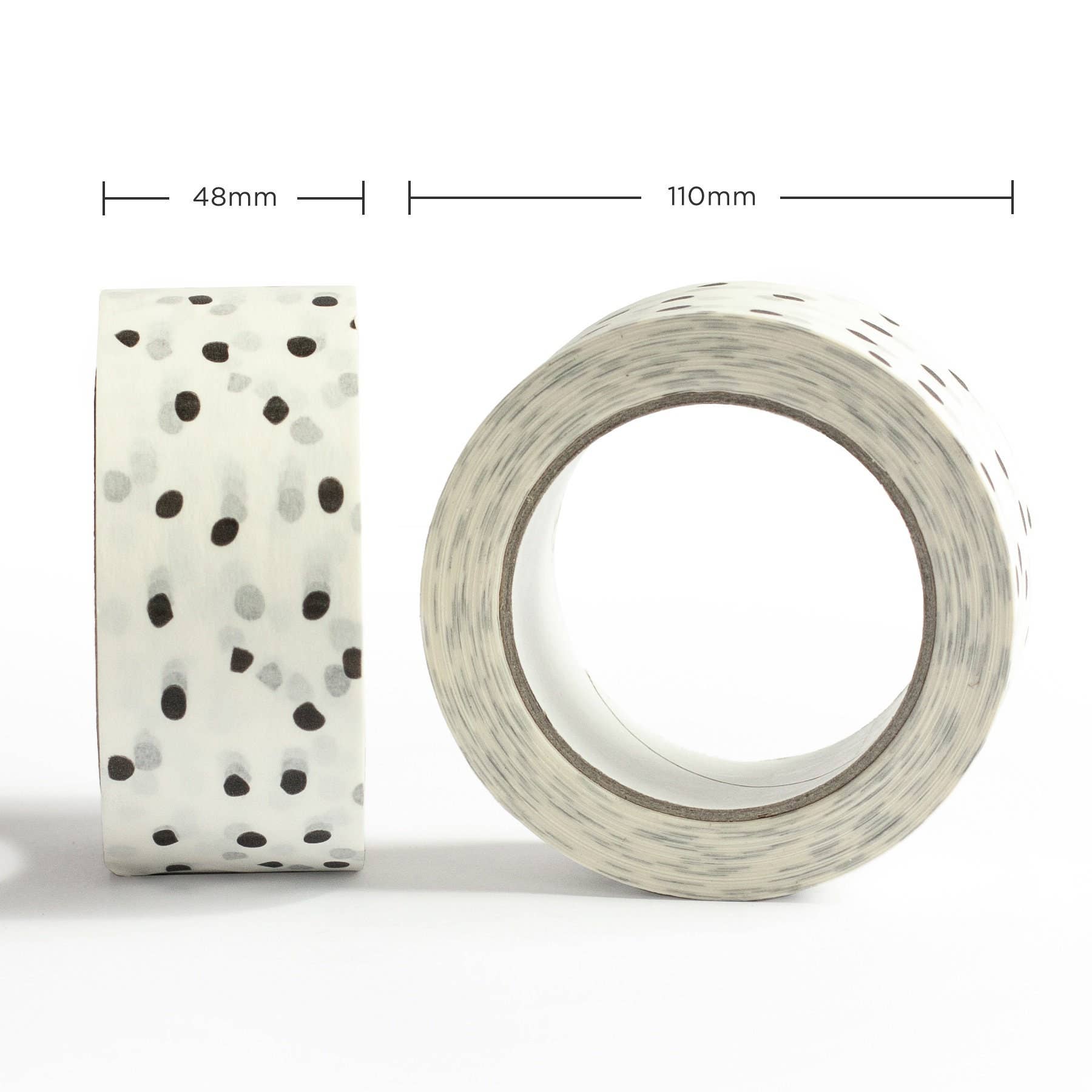 Packplan - Wholesale Tape - Packing Tape - Printed white polka dot,packaging4