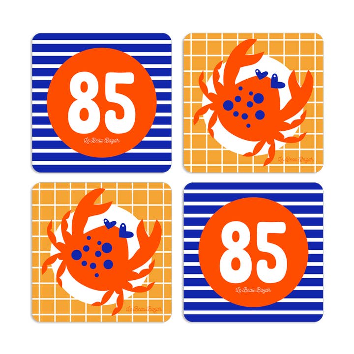 Underlägg 85 Krabba för wholesale av Le Beau Bazar