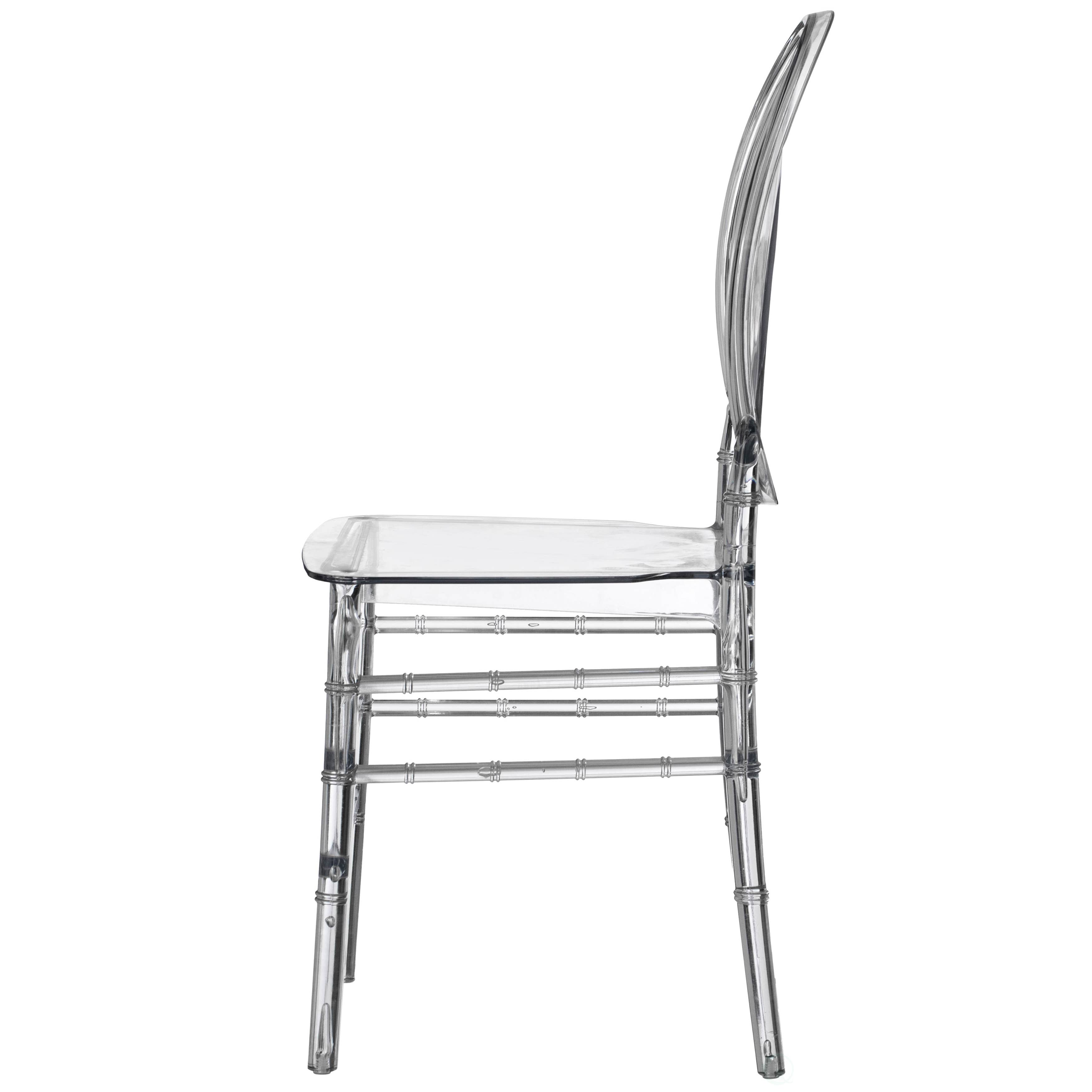 Quickway Imports - Wholesale Chair - Modern Florence Stackable Crystal Ice Chair, Acrylic Seating7