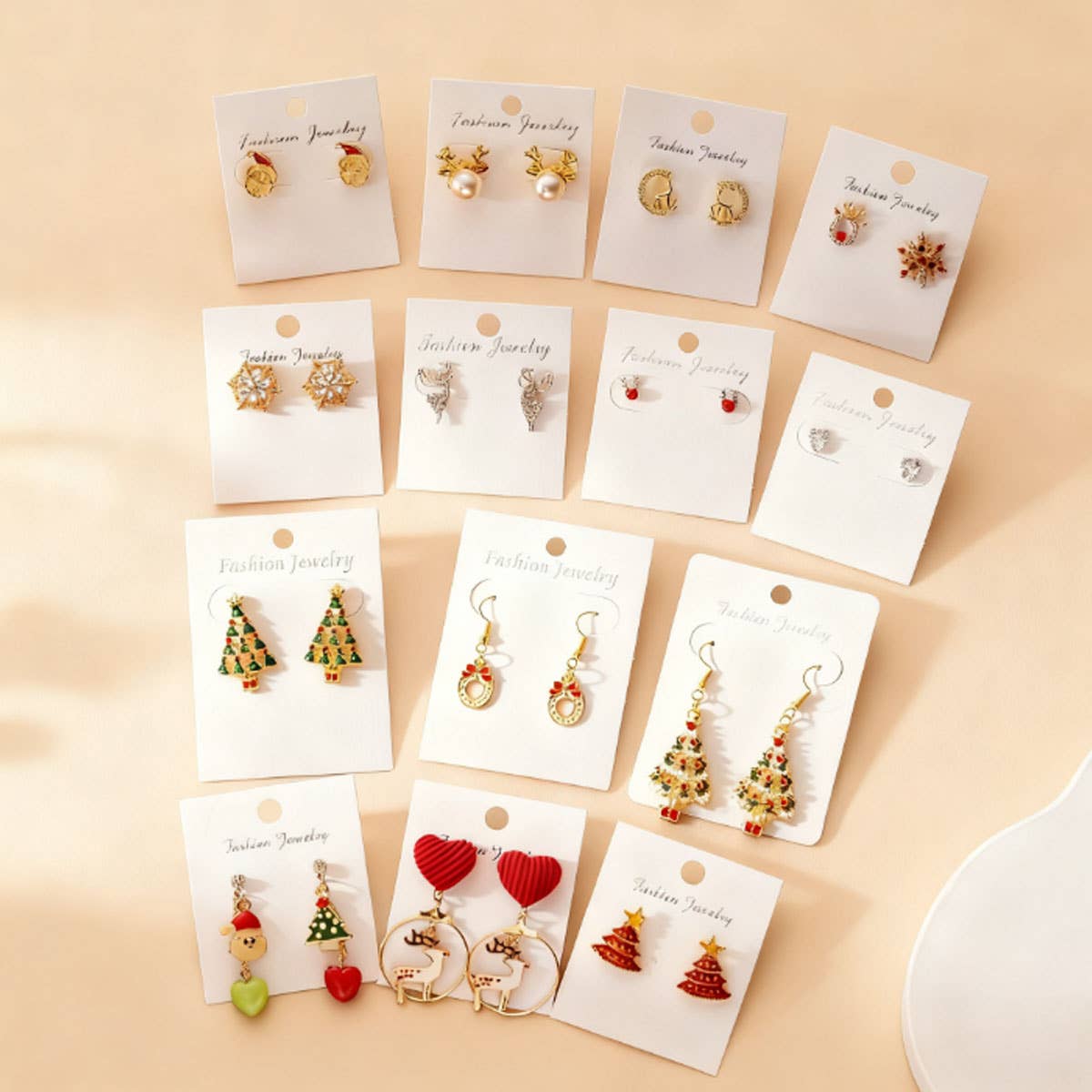 DOUBLJU - Wholesale Dangle Earrings - VERSATILE CHRISTMAS-THEMED EARRINGS_CWAJE0575327