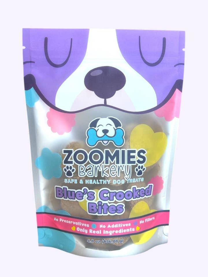 Bouchées Tordues de Blue pour la vente par Zoomies Barkery