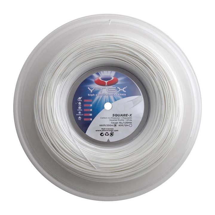 Square X White, 200m, 16 L-1.25mm Strings Square Und. for wholesale by YTEX