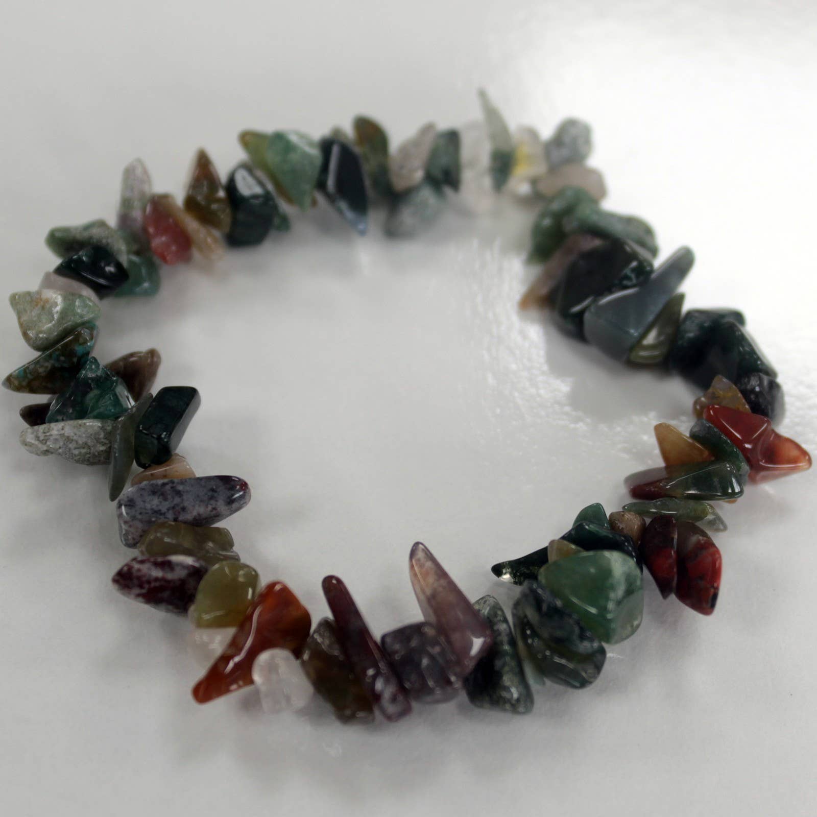 AWGifts Europe – wholesale Pärlarmband – Chipstone Armband - Moss Agate2