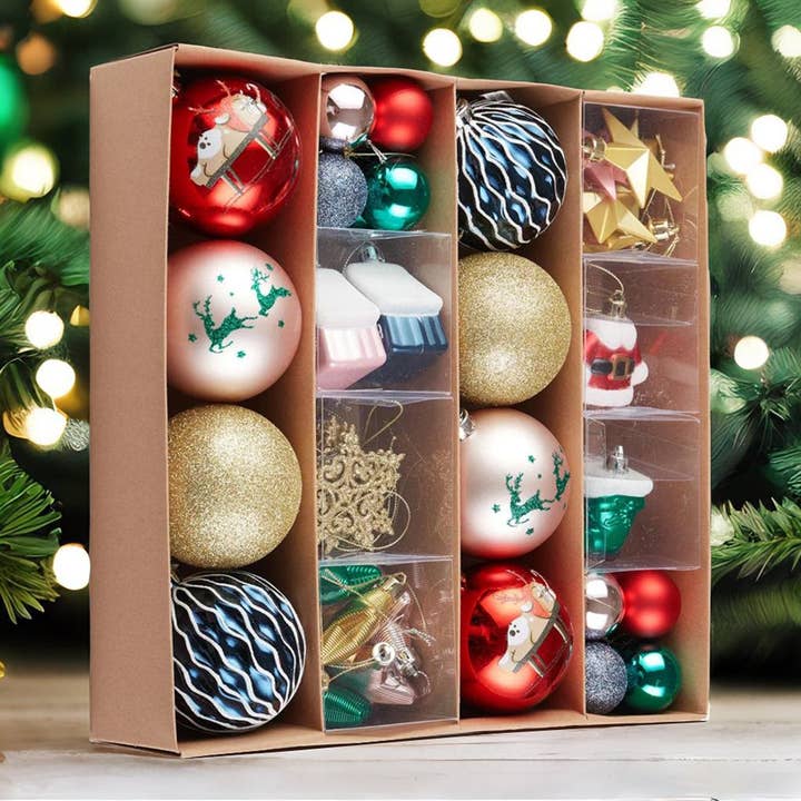 OrnamentallyYou - Wholesale Ornament Set - Premium Christmas Ornament Eclectic Bundle Set