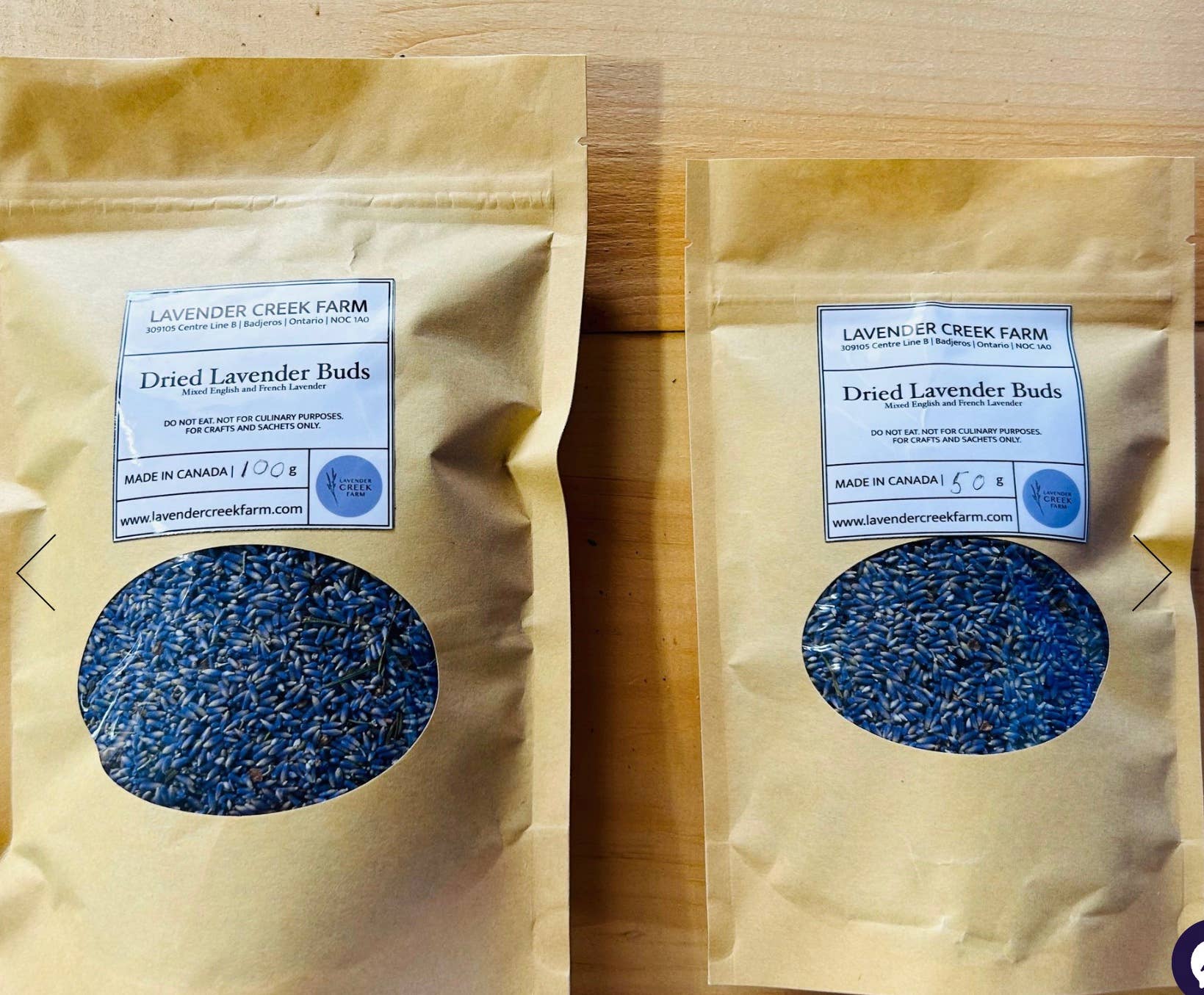Lavender Creek Farm - Wholesale Sachet - Dried Bulk Lavender1