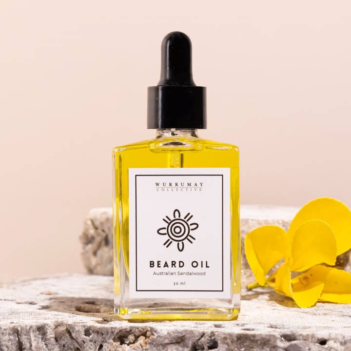 Australian Sandalwood Beard Oil for wholesale by Wurrumay Collective