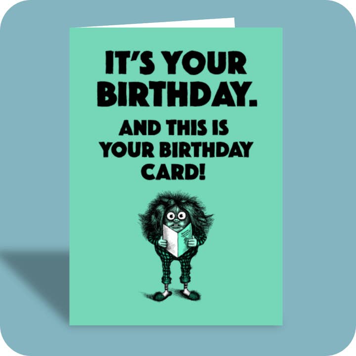 #292 – Funny Birthday Card – Card/gift for wholesale by Bald Guy Greetings