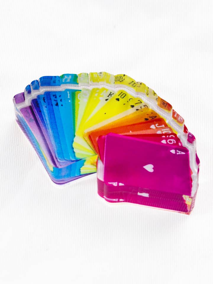 Acrylic Napkin Weight, Card Game 2 for wholesale by Maven Home