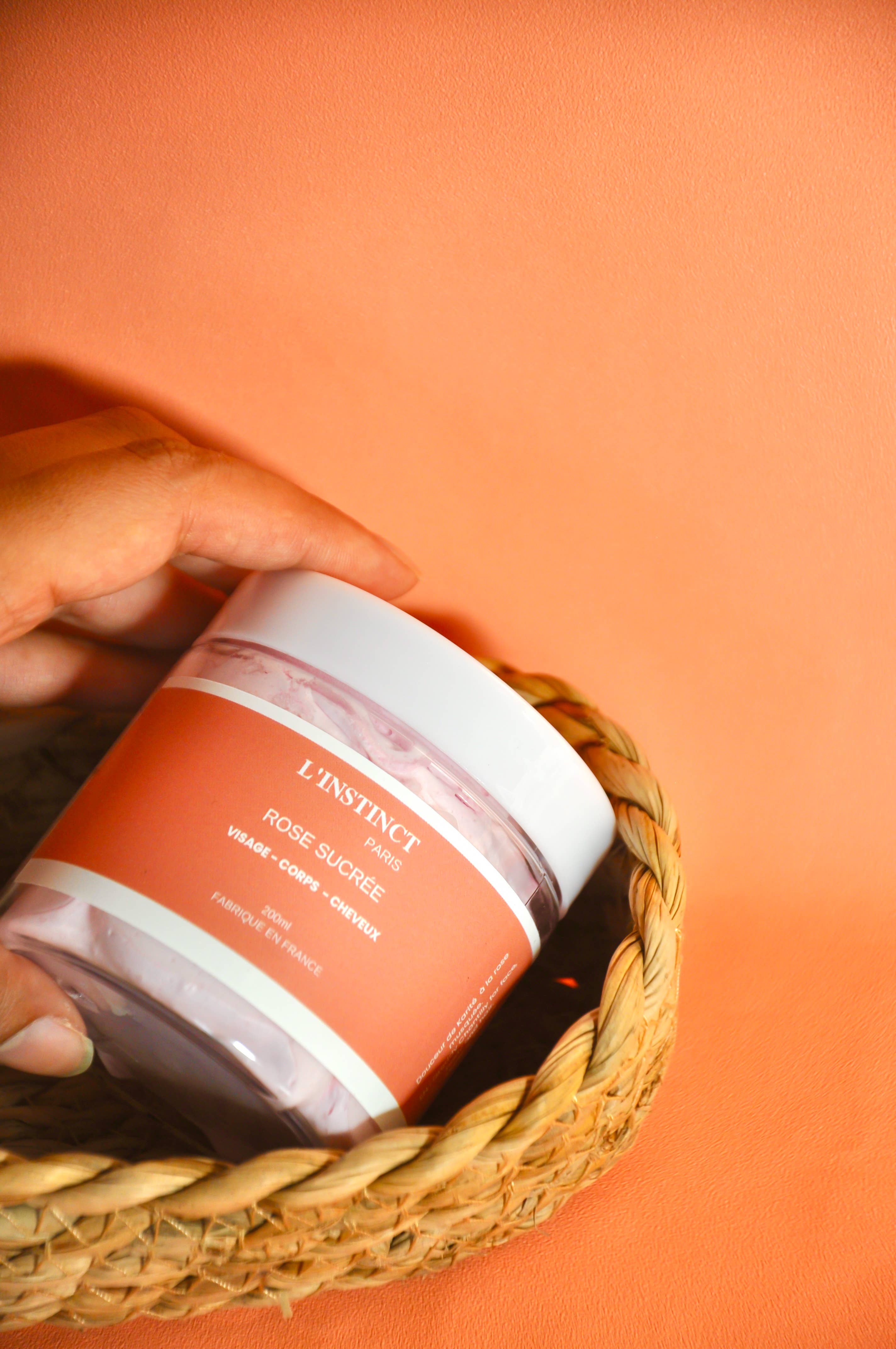 L'instinct Paris – wholesale Lotioner och fuktkrämer – Shea vispad kräm för kropp och hår med nypon5