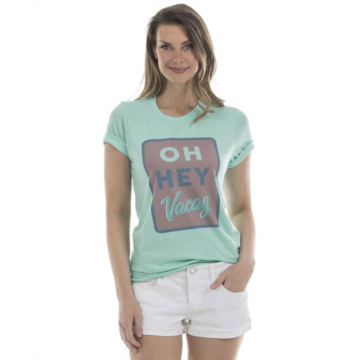 Oh Hey Vacay Wholesale T-Shirts for wholesale by Katydid