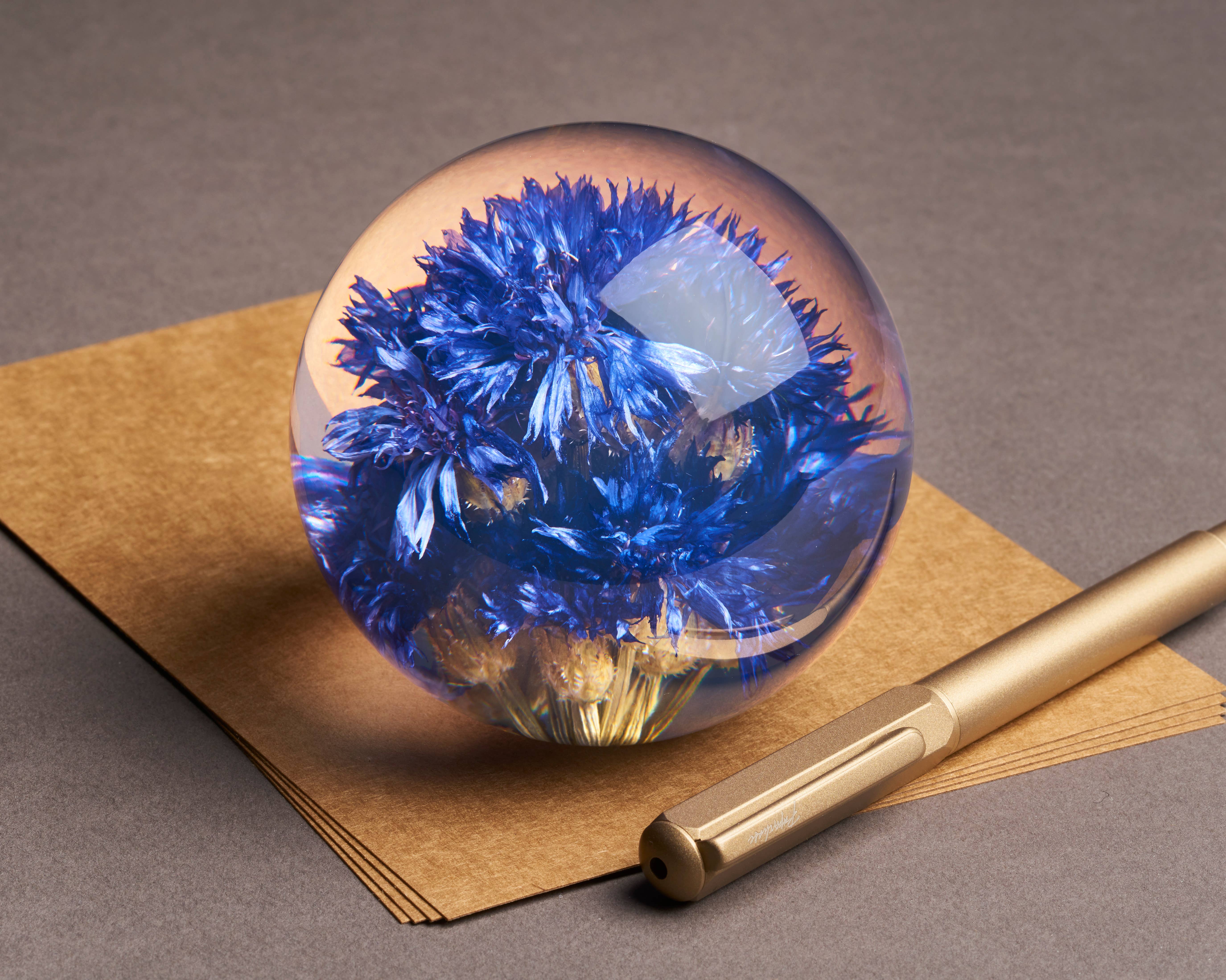 Hafod Grange Ltd - Wholesale Ornament - Cornflower Paperweight