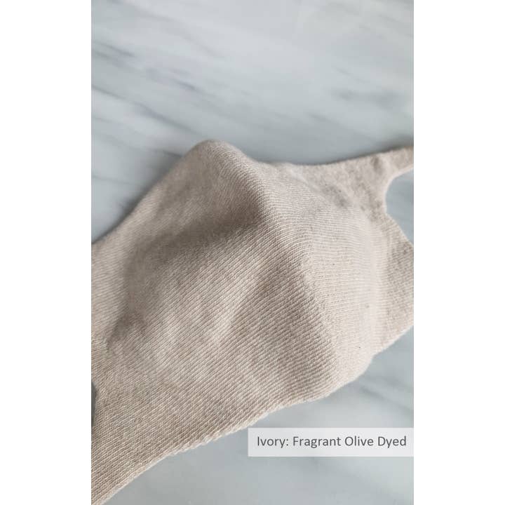 Tabbisocks - Wholesale Protective Face Mask/Shield - Botanical Dyed Organic Cotton Face Mask