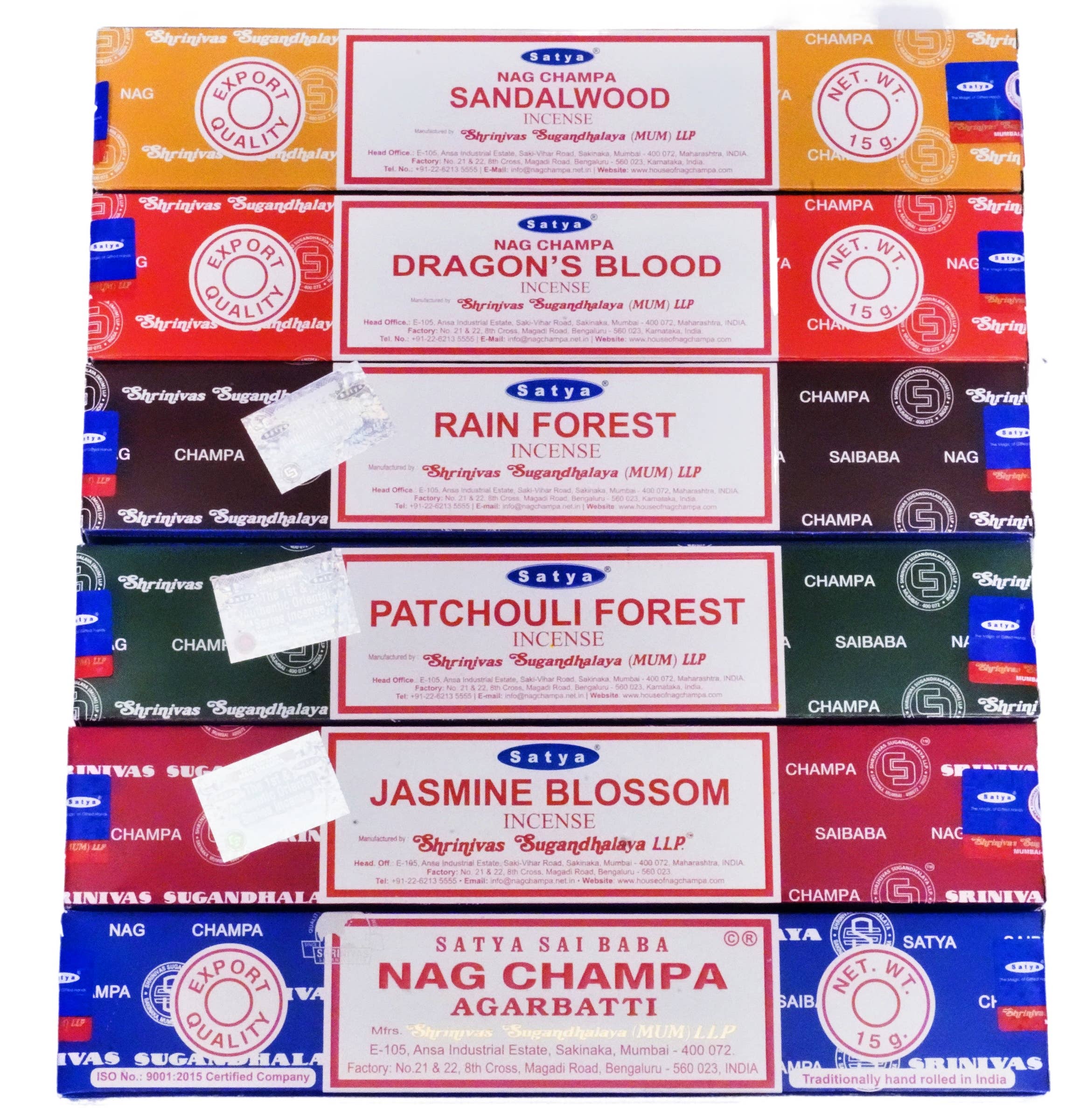 R. Expo/Song of India - Wholesale Incense - Nag Champa Display 1 - Original Collection - 72 Pcs. 1