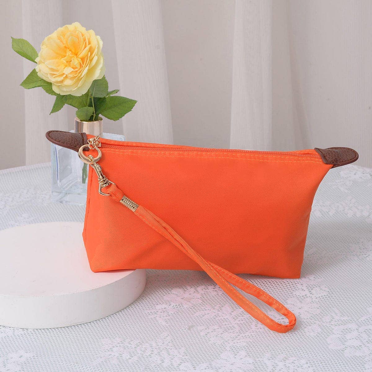 MiMi Wholesale - Wholesale Makeup/Cosmetic Bag - HM1006 Monogrammable Nylon Fabric Cosmetic Bag6
