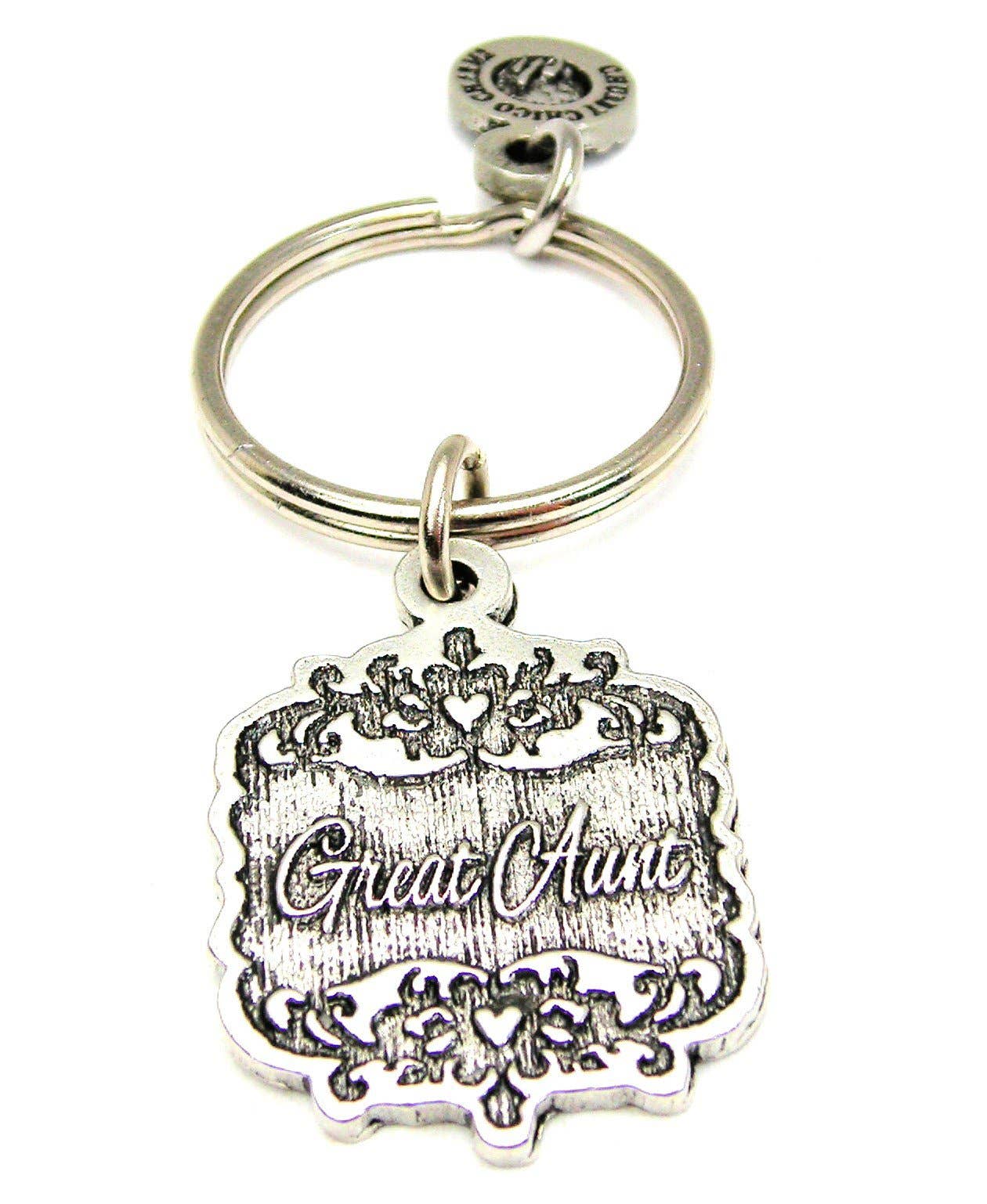 Chubby Chico Charms - Wholesale Keychain - Women's - Great Aunt Victorian Scroll Key Chain