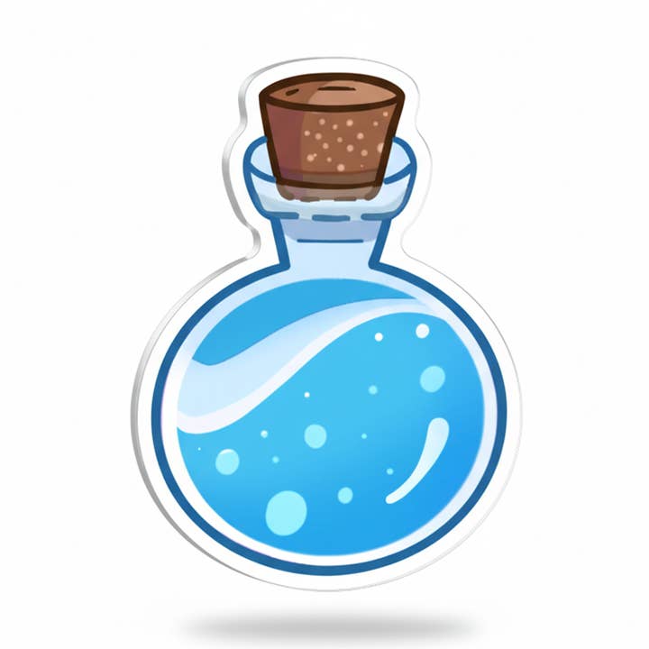 Gettoni da gioco in acrilico blu pozione 0,75" stampa fronte-retro per la vendita all'ingrosso da parte di Naytendo