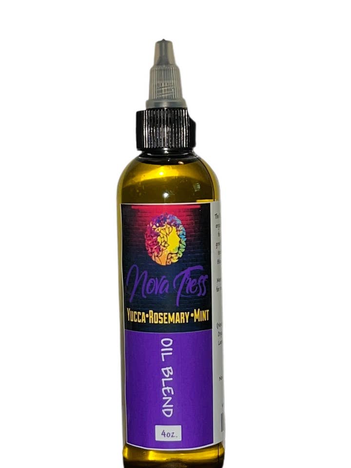 Organic Yucca-Rosemary-Mint Oil Blend for wholesale by Nova Tress