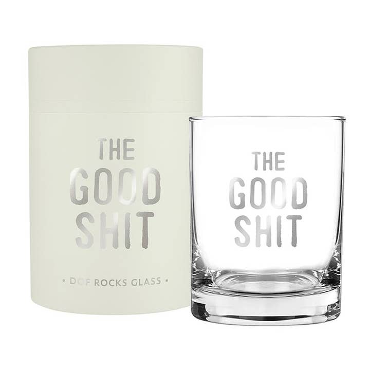 Santa Barbara Design Studio by Creative Brands - Wholesale Cocktail/Liquor Glass - DOF Rocks Glass - Good Shit