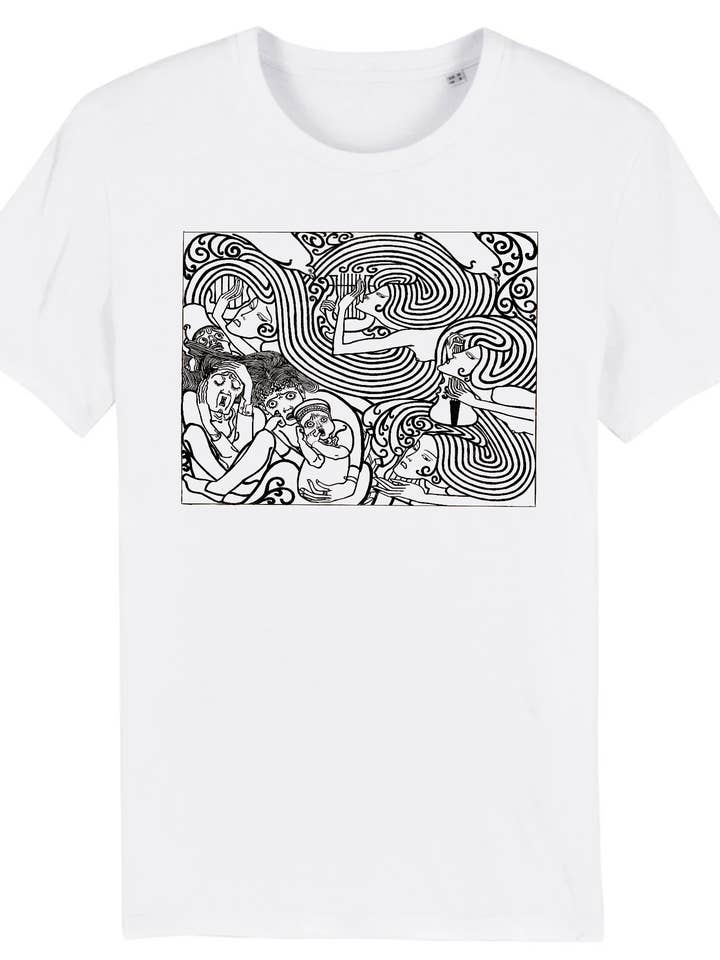 Wagenaars kantat The Shipwrec av Jan Toorop, 1899 - Ekologisk bomulls-T-shirt för wholesale av Flashback Shop