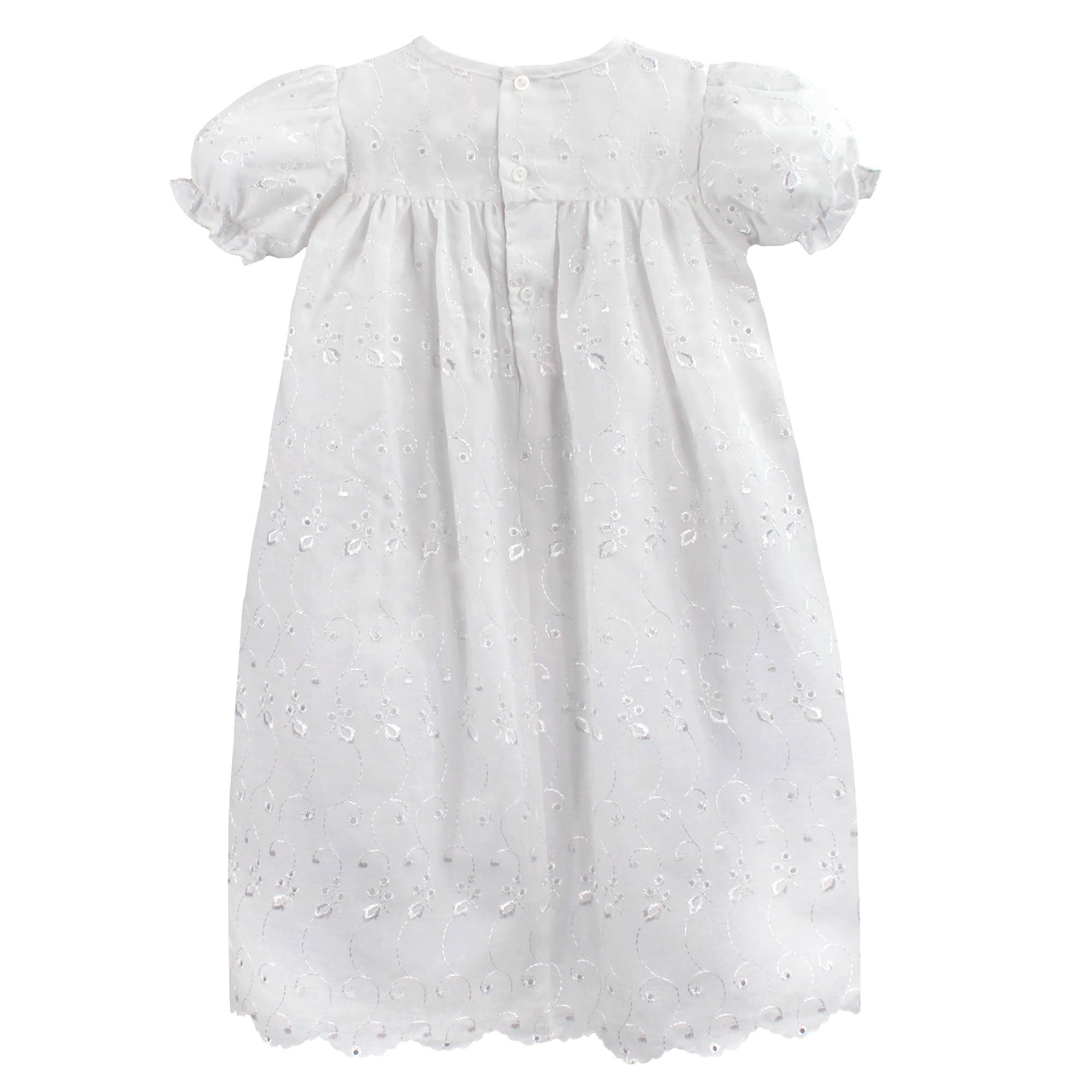 Petit Ami & Zubels - Wholesale Dress - Baby - Eyelet Lace Christening Gown1