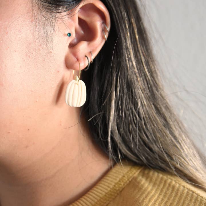 KaoLee Shop - Wholesale Dangle Earrings - Pumpkin Hoop4