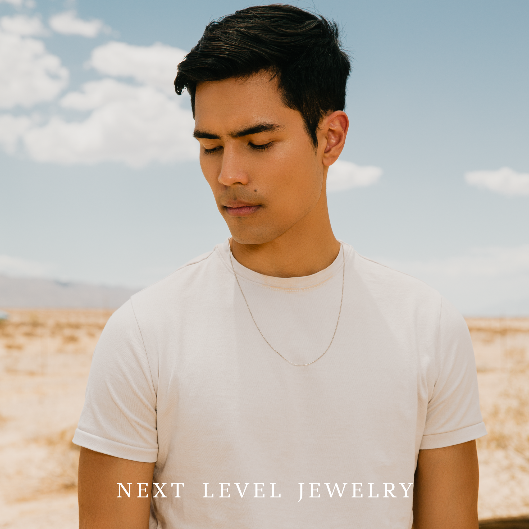 Next Level Jewelry – Engroshandel Led/kæde halskæde – Sterling sølv 1MM runde afkrydsningsfeltet kæde 16-24, Solid 925 Italien2