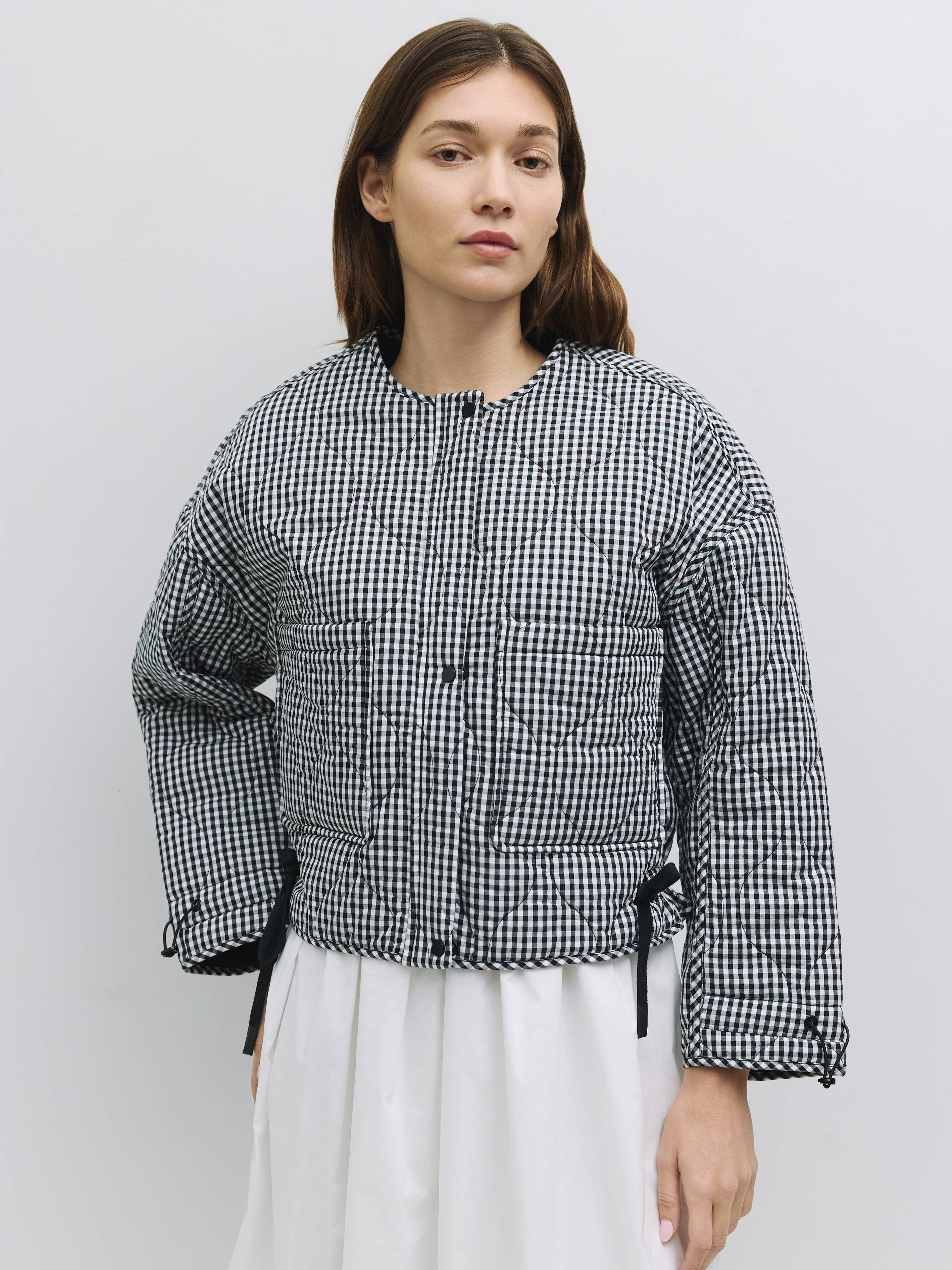 MOD REF - Wholesale Jacket - Women's - The Rochelle Jacket | Women's Quilted Gingham Jacket

3