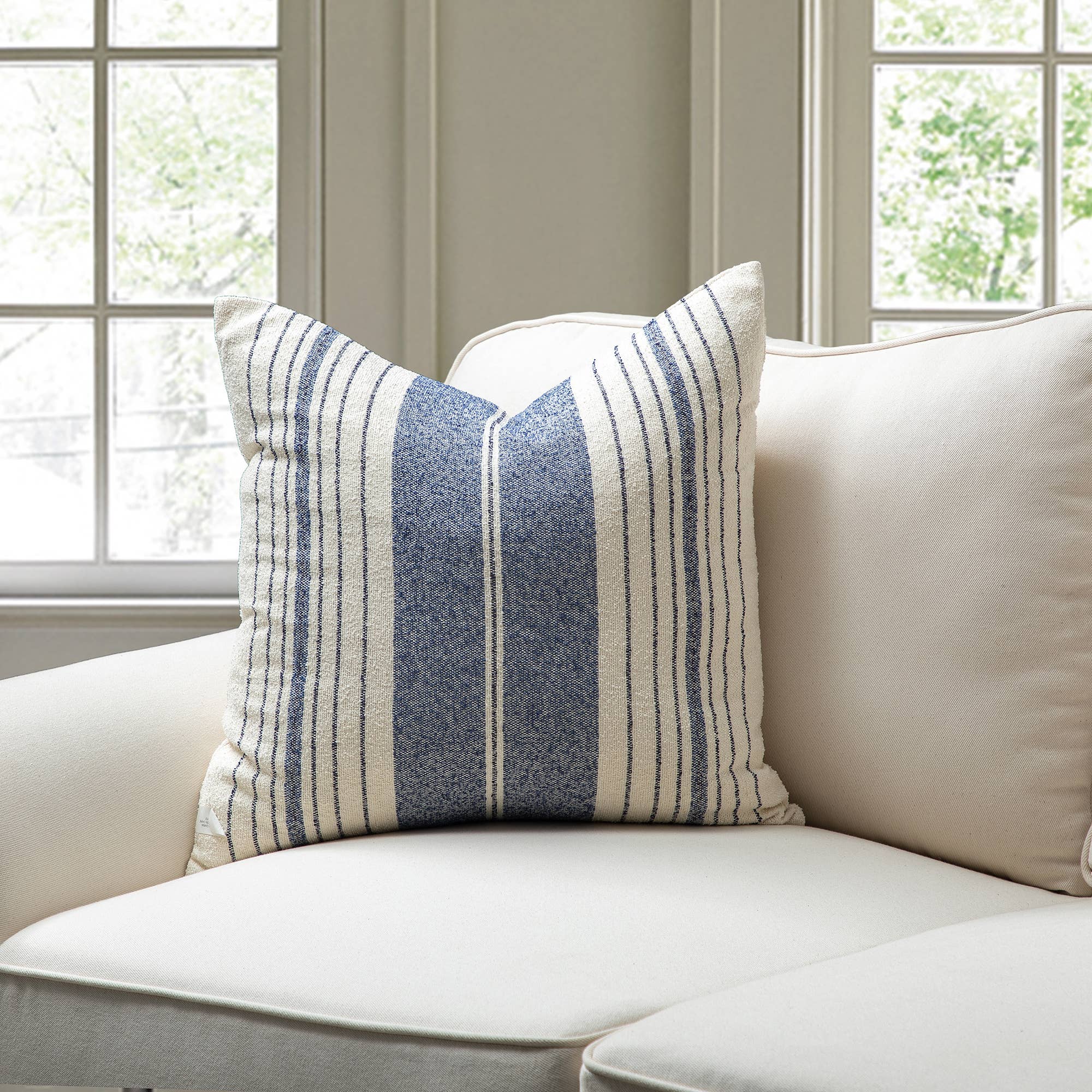 HUIRESOURCE - Wholesale Throw/Decorative Pillow - French Stripe Throw Pillows - EG01 Pattern - 4 Color Options2