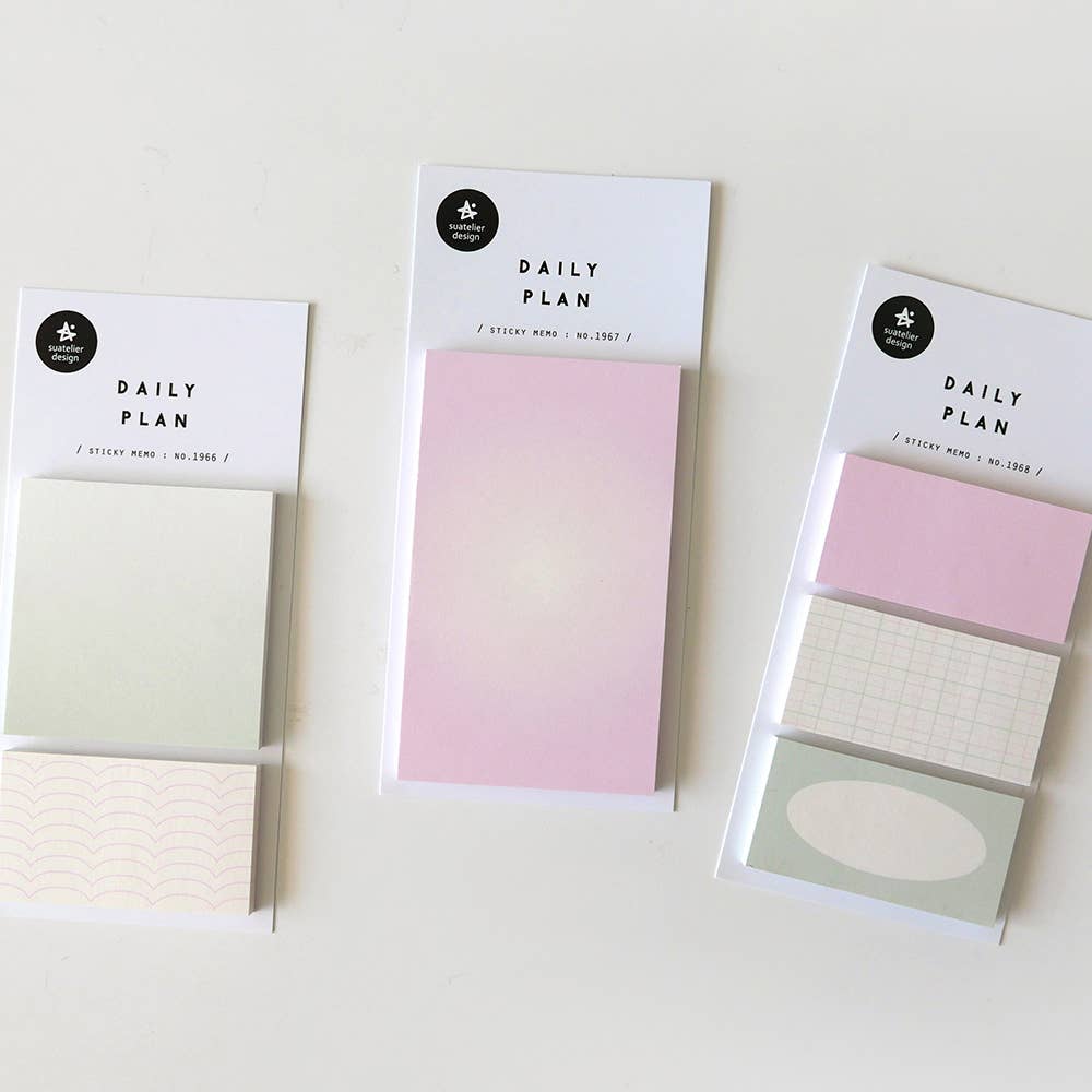 Suatelier Sticky Memo Pad - Daily Plan 52